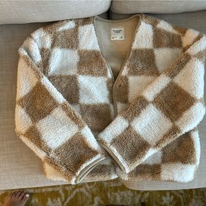 Abercrombie Sherpa jacket! Only worn once